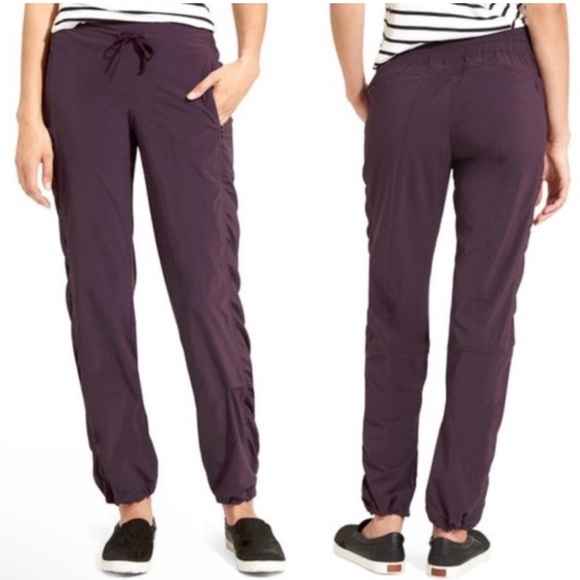 Athleta Pants & Jumpsuits Athleta La Viva Lightweight Jogger Pant Wild Raisin Dark Purple 8